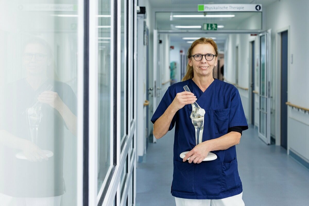 Dr. Sabine Schmitt im Endoprothetikzentrum der Maximalversorgung am Krankenhaus Martha-Maria Halle-Dölau
