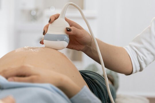 Ein Ultraschall in der Schwangerschaft