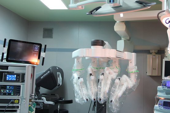 Eine OP mit dem OP-Roboter da Vinci am Krankenhaus Martha-Maria Halle-Dölau
