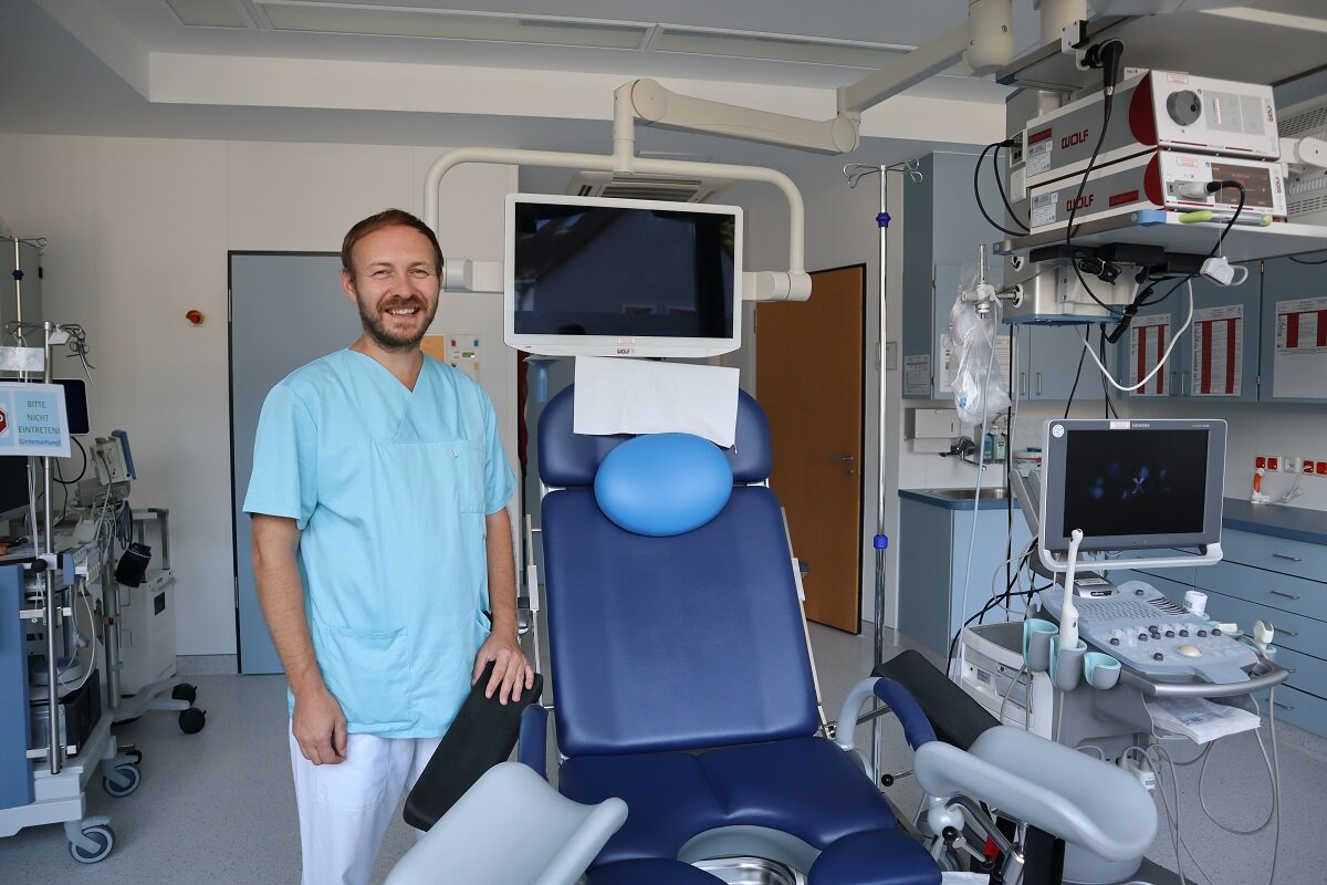 Thomas Bretschneider im Kontinenz- und Beckenbodenzentrum am Krankenhaus Martha-Maria Nürnberg