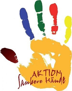 Das Logo der Aktion Saubere Hände