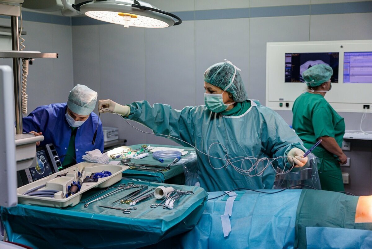 OP-Vorbereitung in der Klinik für Allgemein-, Viszeral- und Gefäßchirurgie am Krankenhaus Martha-Maria Halle-Dölau