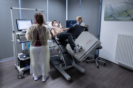 Eine Stressechokardiografie in der Praxis für Kardiologie Nürnberg