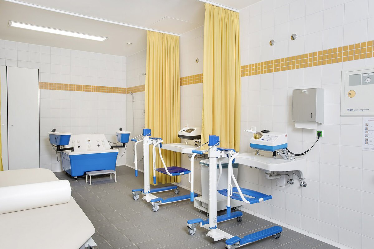 Die Räumlichkeiten der Therapie-Abteilung am Krankenhaus Martha-Maria Nürnberg