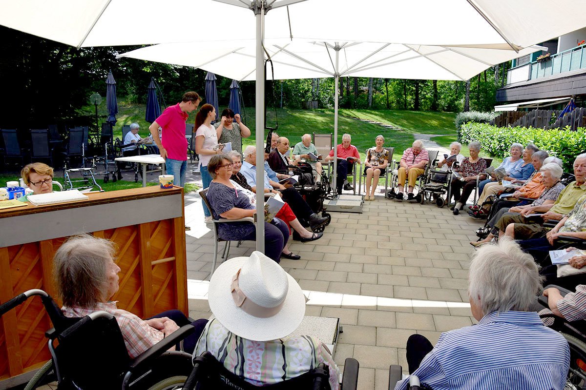 Garten im Seniorenzentrum Martha-Maria Nürnberg Garten