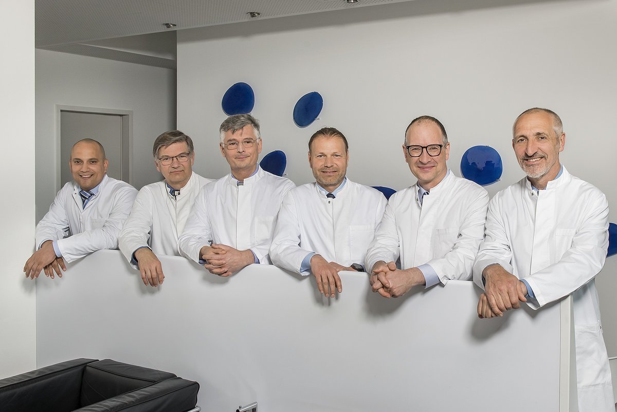 Das ärztliche Team der Sektion für Wirbelsäulenchirurgie am Krankenhaus Martha-Maria Nürnberg