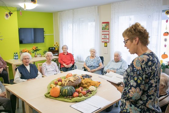 Soziale Betreuung auf der Gruppe im Seniorenzentrum Eckental