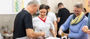 Die Lehrküche als Teil der fachübergreifenden Konzepte in der Rehaklinik im Schwarzwald, der Klinik Hohenfreudenstadt