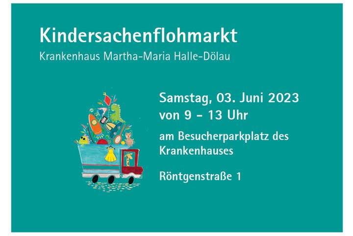Kindersachenflohmarkt am Samstag, 3. Juni am Parkplatz des Krankenhauses