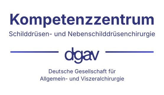 Logo des Kompetenzzentrums für Schilddrüsen- und Nebenschilddrüsenchirurgie der DGAV.