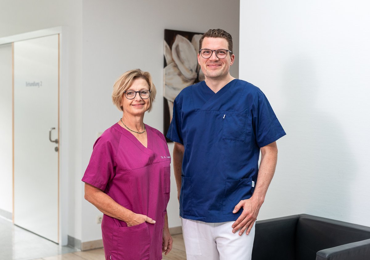 Ärztliche Leitung Andrea Lassen und Julian Tank im MVZ Martha-Maria Gefäßzentrum