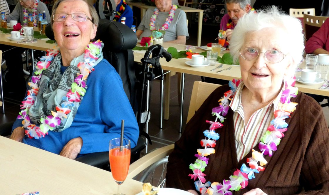 Sommerfest Bewohner Gute Laune