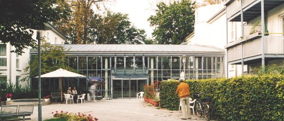 Eine historische Außenaufnahme des Seniorenzentrum Martha-Maria München