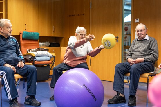 Kurzzeitpflege und Betreuung auf der Gruppe im Seniorenzentrum Lichtenstein-Honau