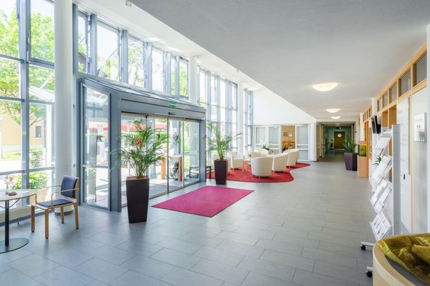 Eingang Seniorenzentrum Martha-Maria München