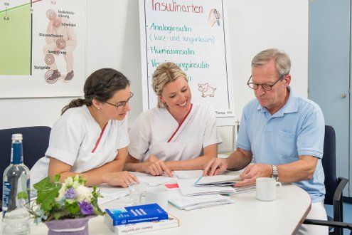 Das Team aus dem MVZ Martha-Maria Innere Medizin Fachbereich Diabetologie