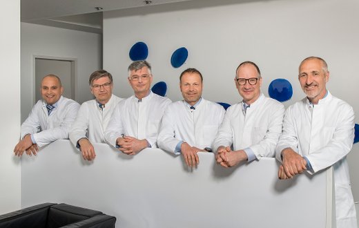 Das ärztliche Team der Sektion für Wirbelsäulenchirurgie am Krankenhaus Martha-Maria Nürnberg