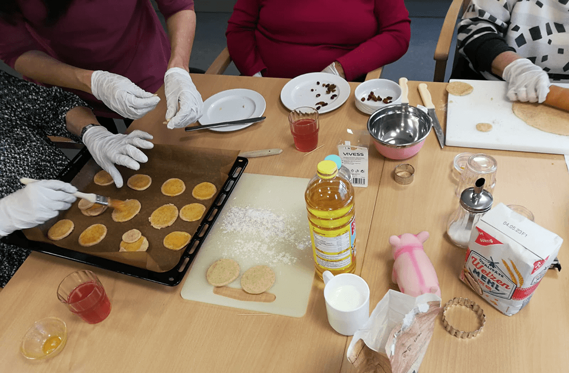 Bewohner im Alltag mit SozBe