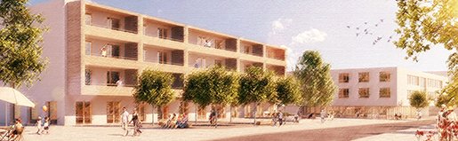 Ein Architektenentwurf für das neue Seniorenzentrum Martha-Maria Hochdorf