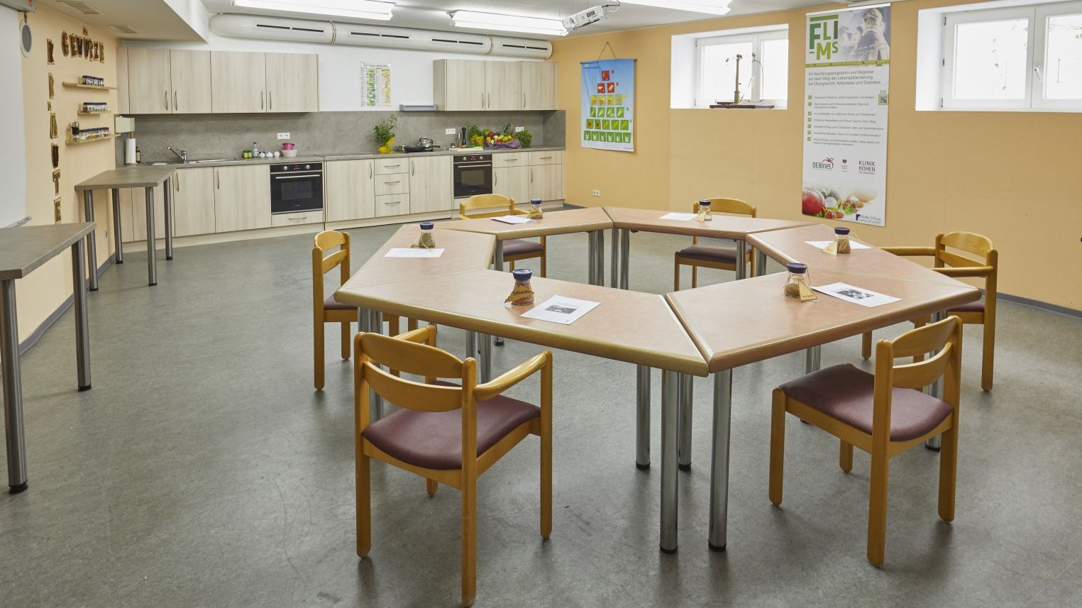 Schulungsraum Ernährung mit Lehrküche