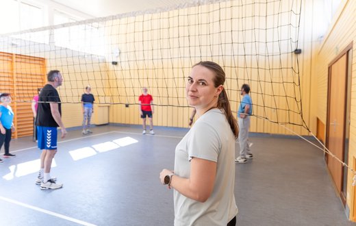 Freudenstädter Flugball in der Rehaklinik im Schwarzwald in der Klinik Hohenfreudenstadt