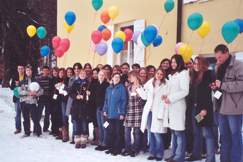 Ehemalige Teilnehmer des Diakonischen Jahres bei Martha-Maria