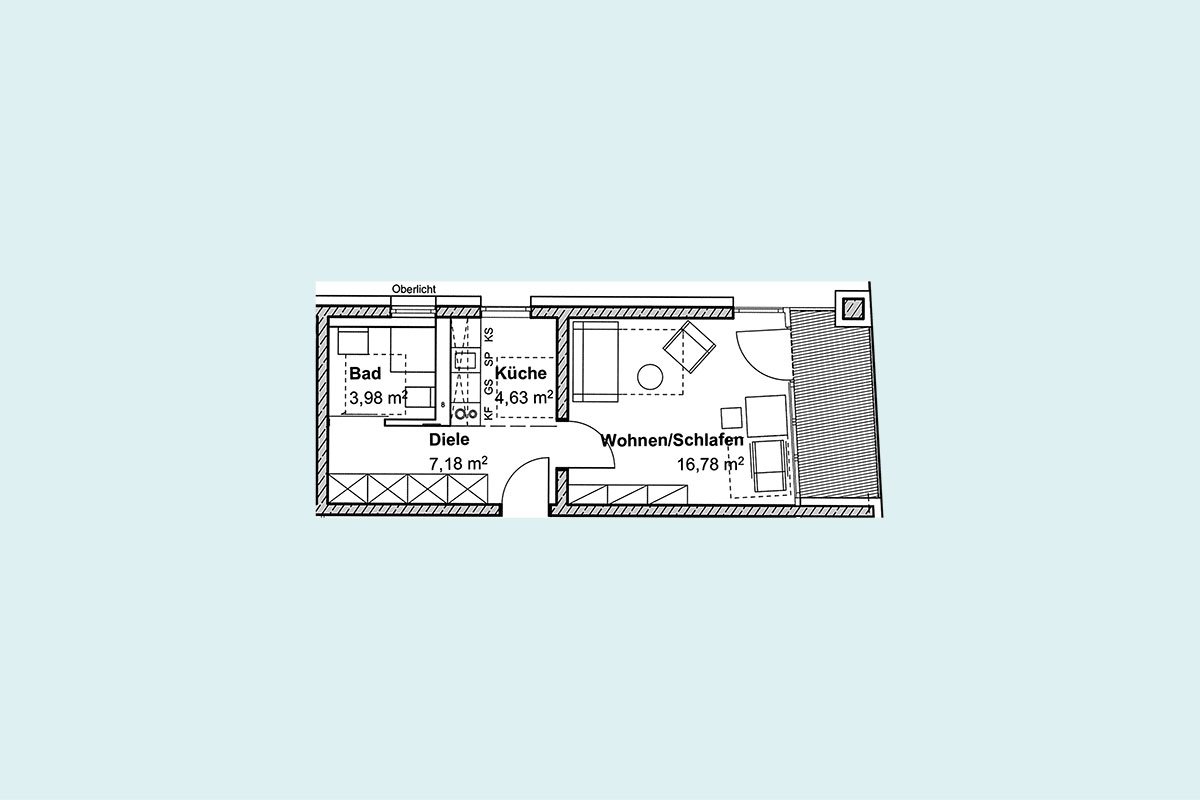 Betreutes Wohnen - Wohnung Typ 7