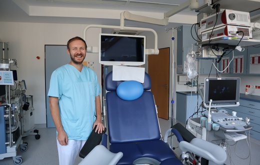 Thomas Bretschneider im Kontinenz- und Beckenbodenzentrum am Krankenhaus Martha-Maria Nürnberg
