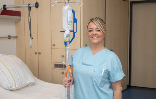 Eine Pflegefachkraft aus dem Diakoniewerk Martha-Maria