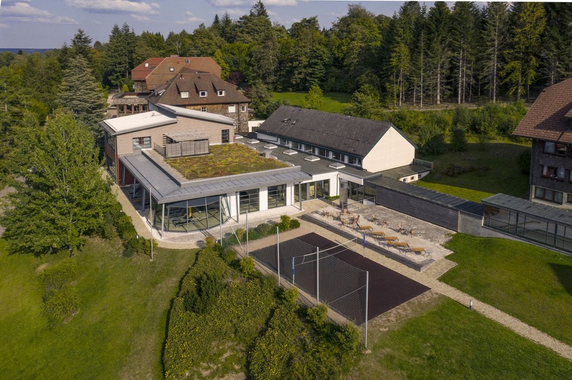 Sportplatz von oben Therapieeinrichtungen