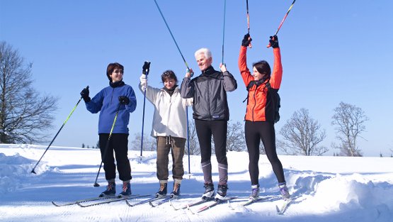 Nordic Walking im Winter in Freudenstadt