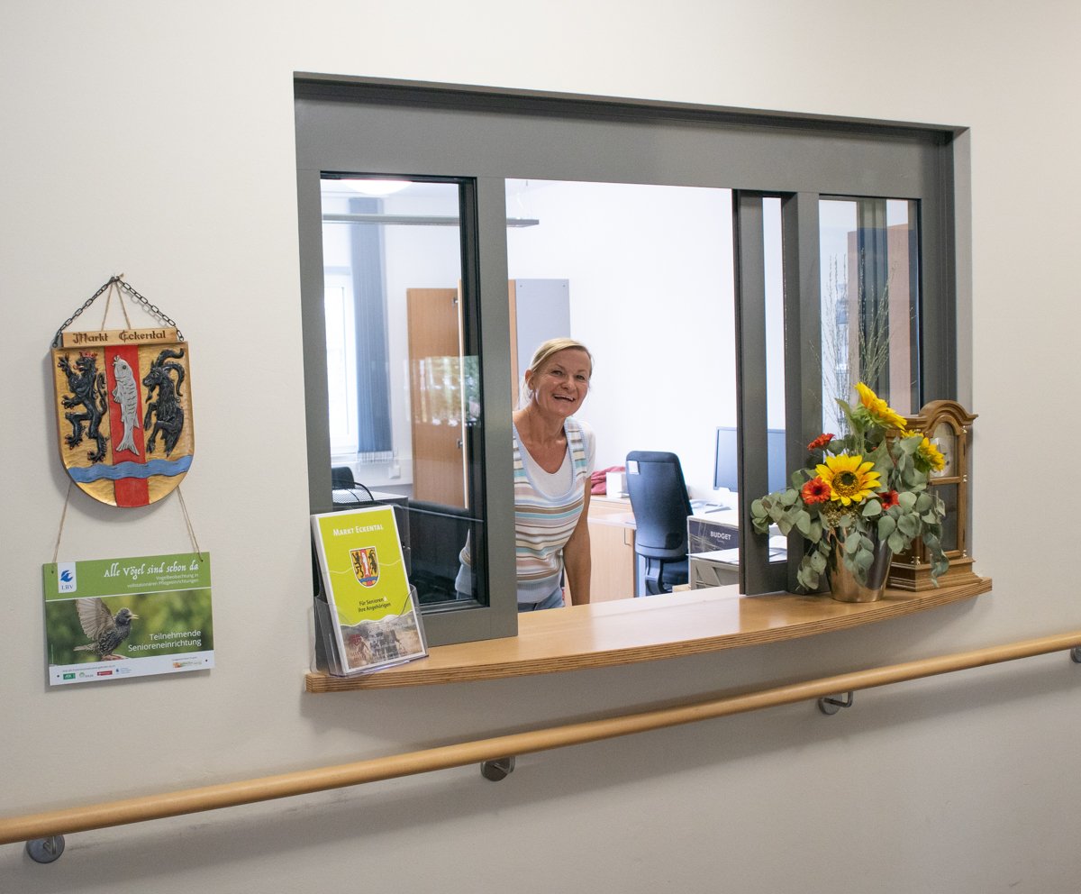 Der Empfang im Seniorenzentrum Martha-Maria Eckental