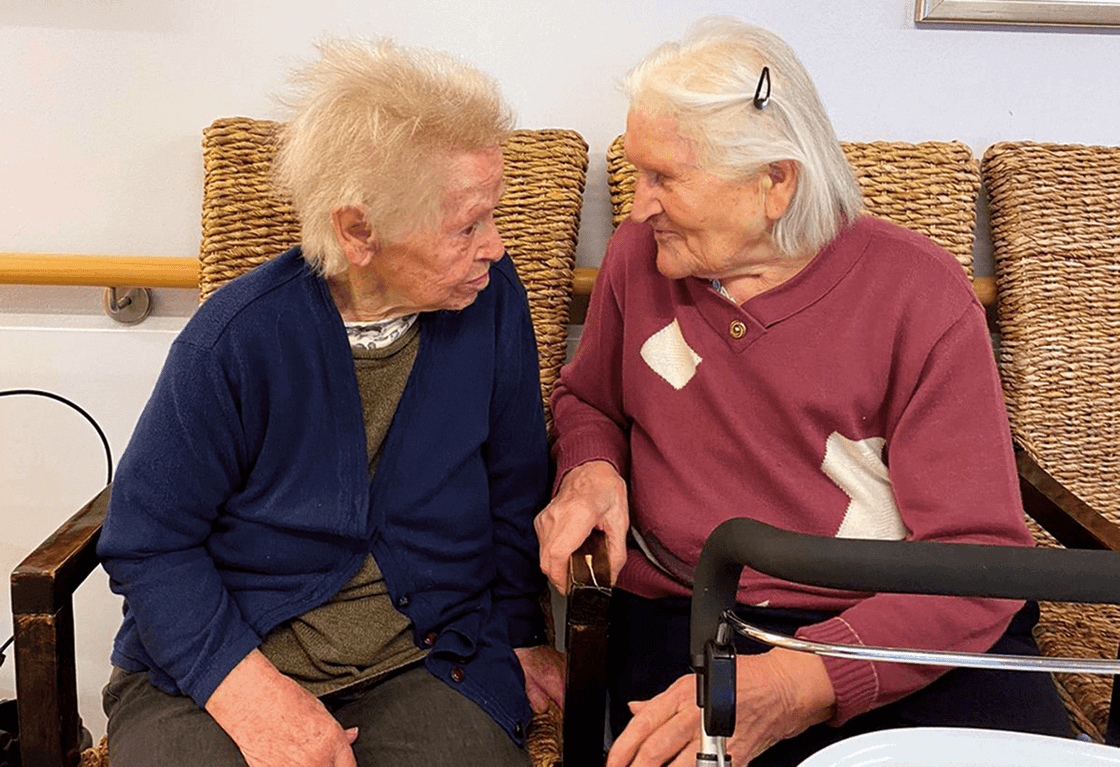 Bewohner im Alltag mit SozBe