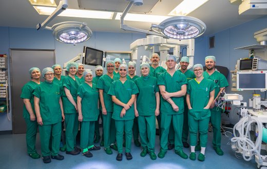 Das OP-Team am Krankenhaus Martha-Maria Nürnberg