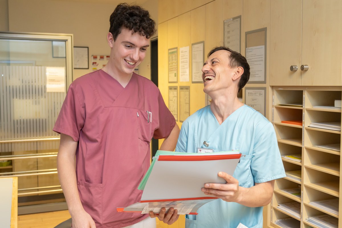 Moritz Mönch macht sein Diakonisches Jahr / FSJ bei Martha-Maria.