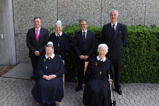 Diakonissen beim Jubiläumsgottesdienst im Jahr 2022