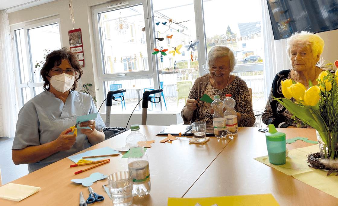 Bewohner im Alltag mit SozBe