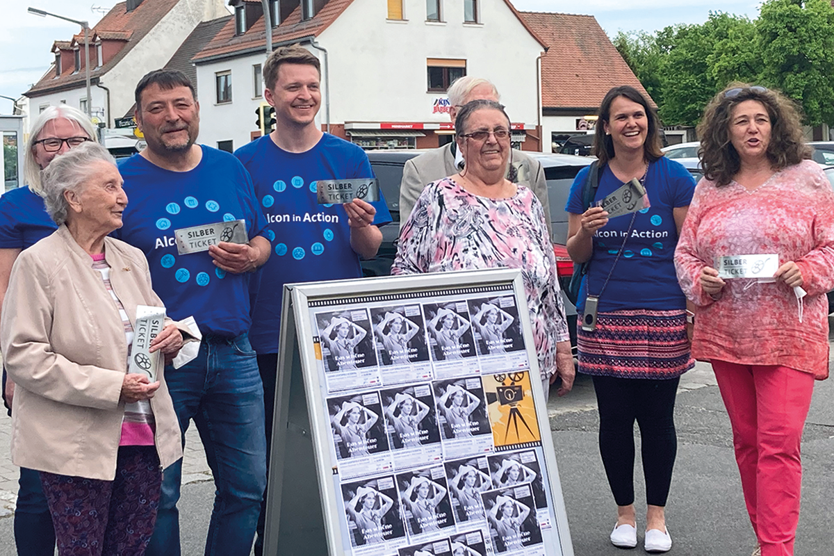 Aktion Silberticket mit Bewohner im Kino Eckental