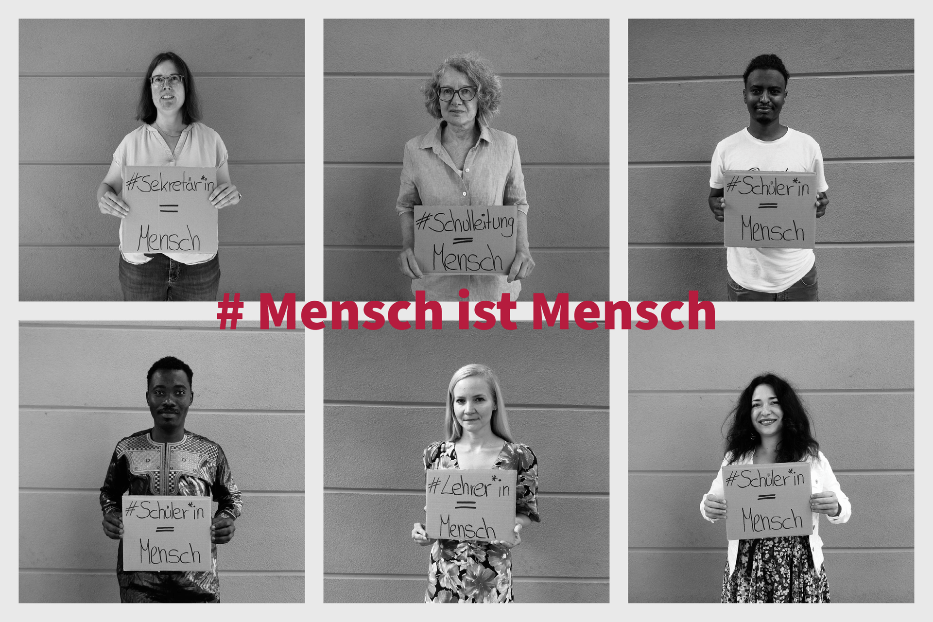 Das Siegerfoto des Fotowettbewerbs "Mensch ist Mensch"