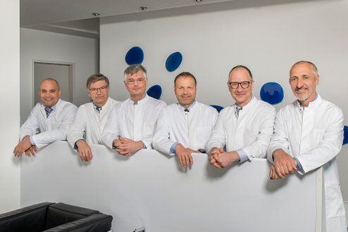 Das ärztliche Team der Sektion für Wirbelsäulenchirurgie am Krankenhaus Martha-Maria Nürnberg