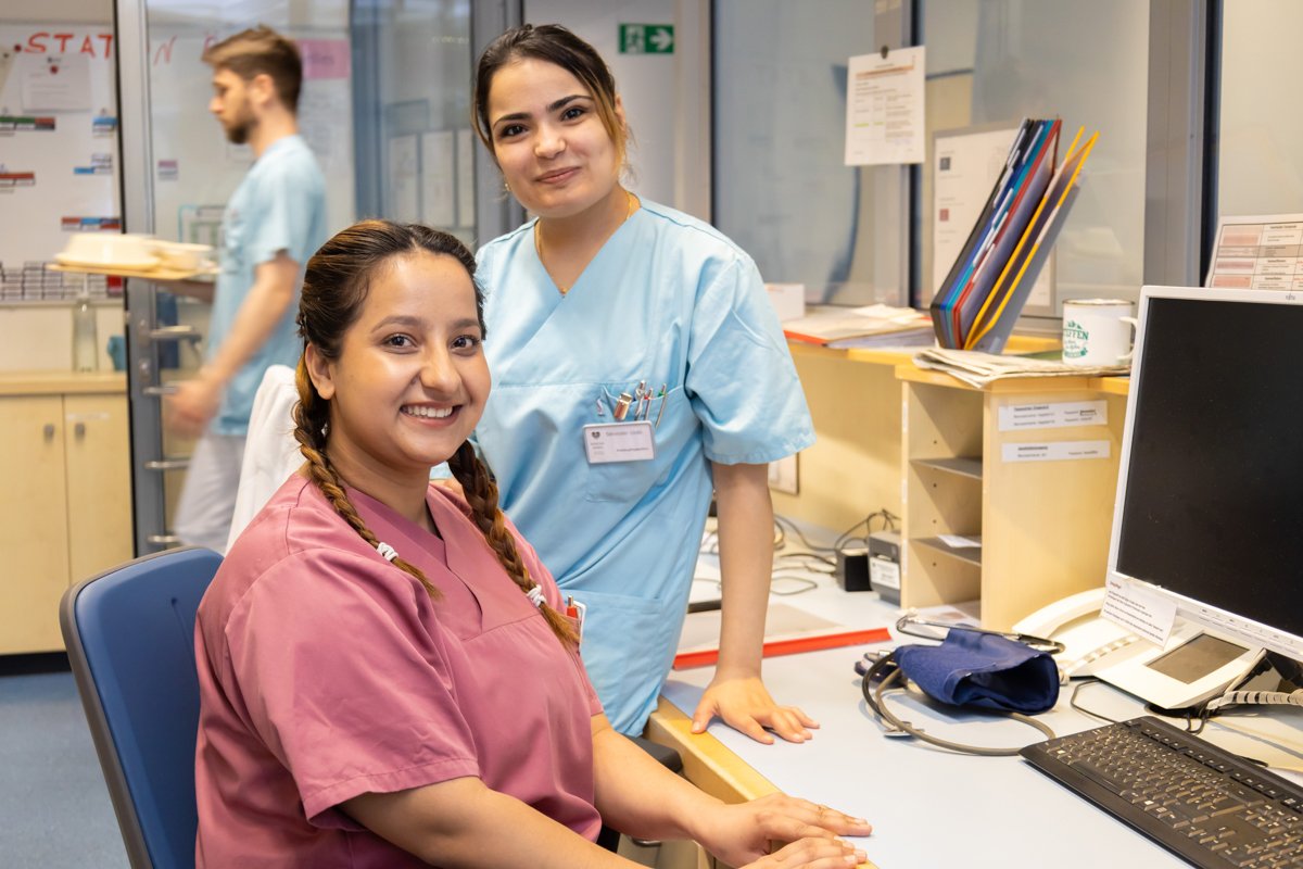 Bipana Dahal macht ihr Diakonisches Jahr / FSJ bei Martha-Maria.