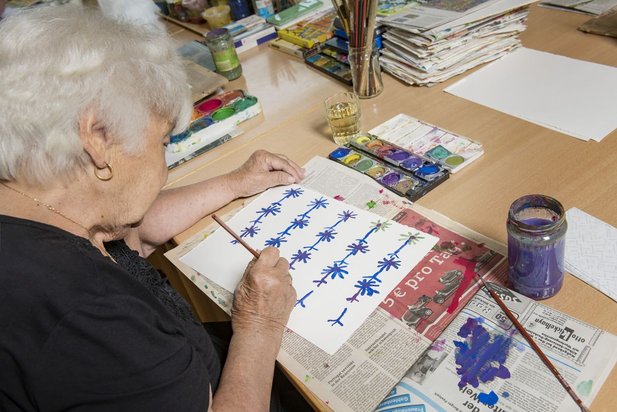 Mal-Therapie im Seniorenzentrum Martha-Maria Stuttgart