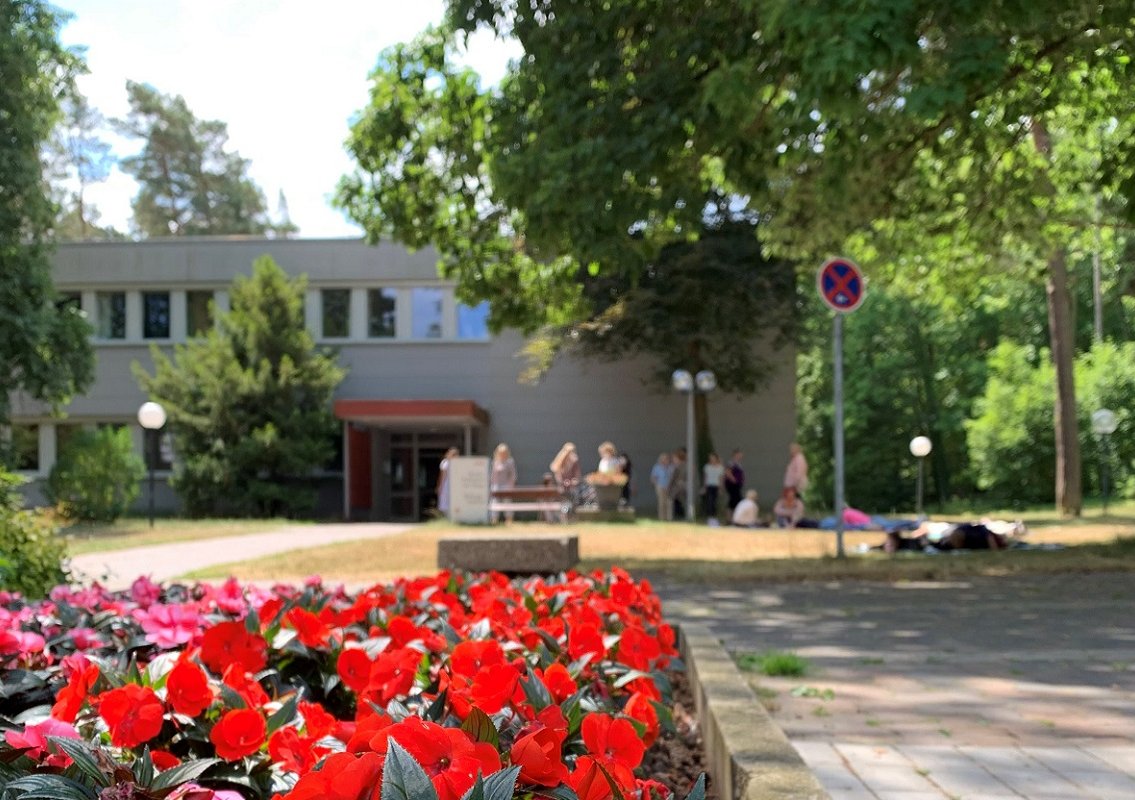 Blick auf das Bildungszentrum Martha-Maria und die Berufsfachschule für Pflege am Krankenhaus Martha-Maria St. Theresien