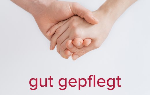 Das Logo vom Pflege-Podcast "Gut gepflegt"