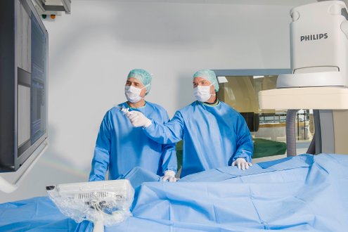 Eine kardiologische Untersuchung im MVZ Martha-Maria Innere Medizin Fachbereich Kardiologie am Krankenhaus Martha-Maria Nürnberg 