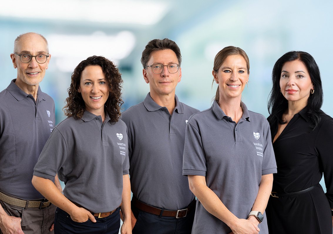 Das Team des MVZ Martha-Maria Lungenzentrum in München unter Leitung von Dr. Hans Huttner (Mitte)