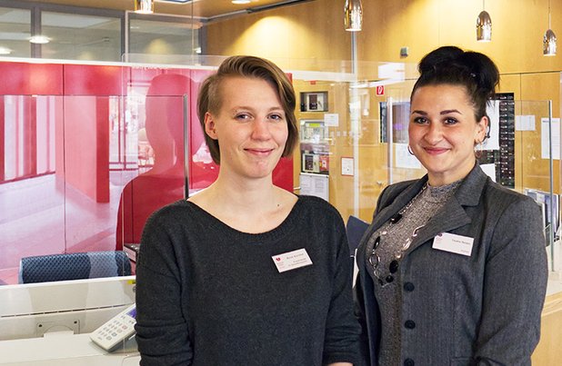 Der Empfang im Krankenhaus Martha-Maria Nürnberg